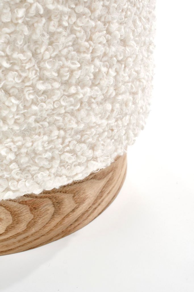 Halmar Hocker mit Stauraum (2 Stück) Cancun - Creme / Natur Produktbild 6