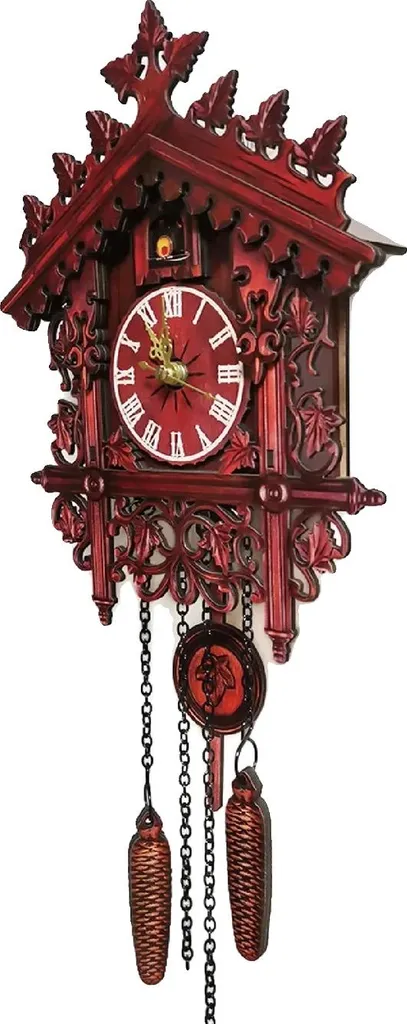 Horloge murale rouge silencieuse : finissez-en avec le bruit en déco vintage