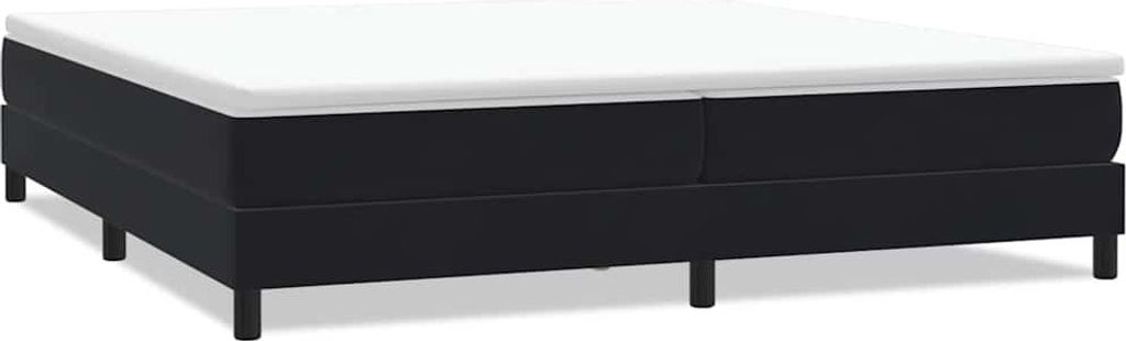 Boxspringbett ohne Matratze Schwarz 200x220 cm Samt