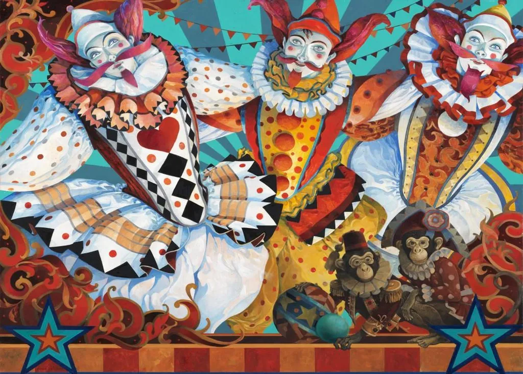 Puzzle 500 pièces pour adultes et enfants - Jeu créatif Bluebird Big Top