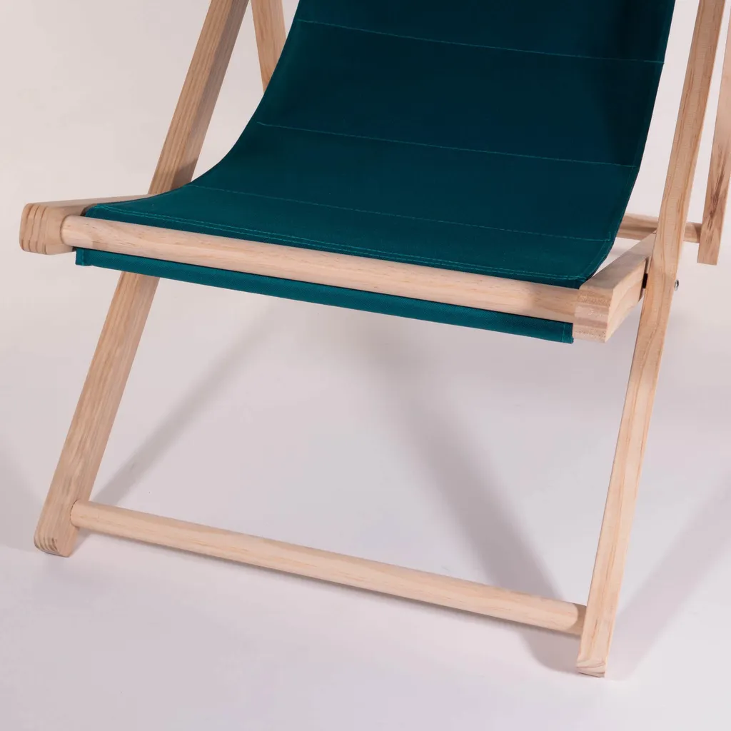 Chaise longue bois MATALA - Solution confort pour mal de dos en extérieur - 6