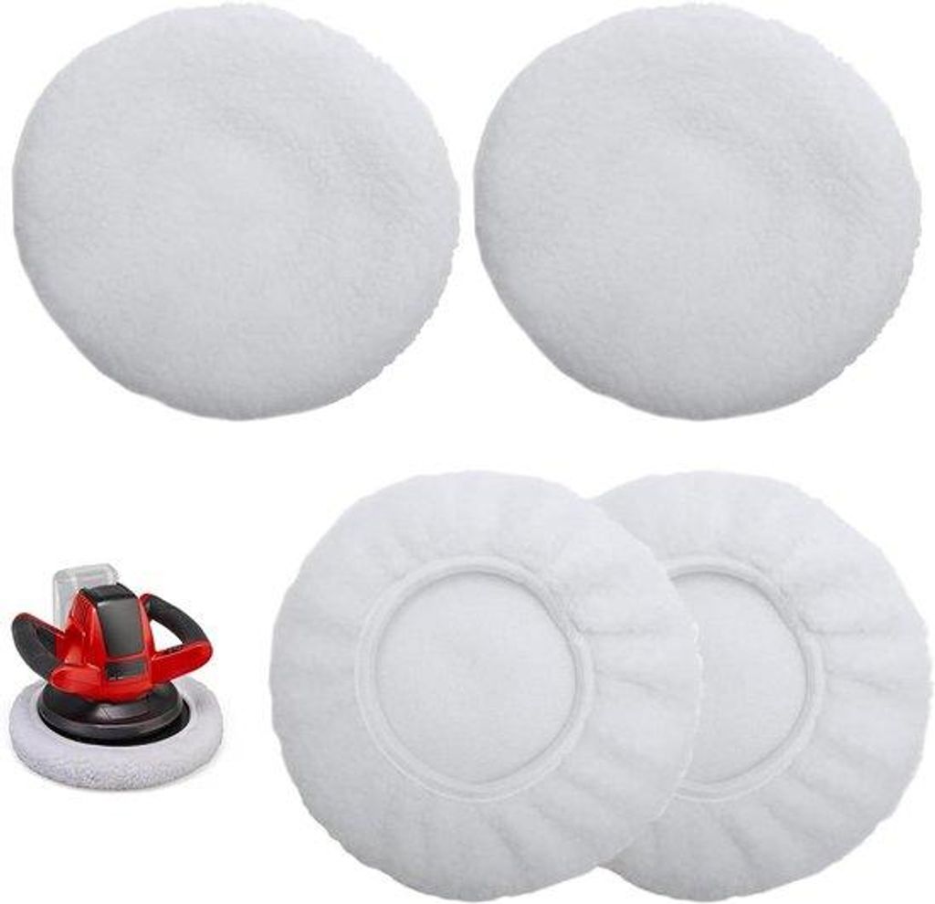 Microvezel Bonnet Set für Auto und Möbel - Polierkappe für Glasreinigung - 3-teilig