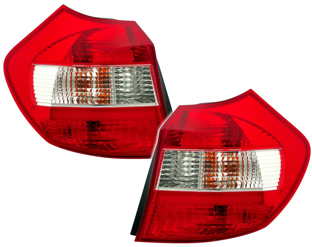 TYC Rückleuchten Set für 1er BMW E81 E87 2003-2007 Rot Weiß
