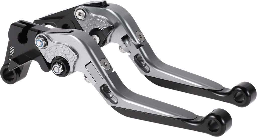 Kurze Lange Brems- und Kupplungshebel für Yamaha YZF R1 99-01 Verstellbare Motorrad Lenker Bremshebel Aluminiumlegierung Titan Griff Schwarz Ende