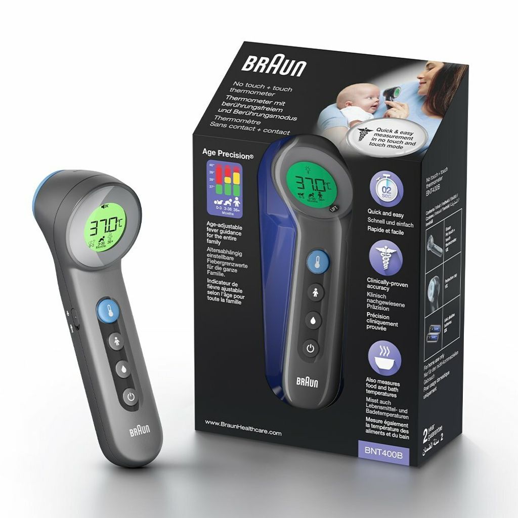 Braun BNT 400 BK Fernabtastthermometer Produktbild 
