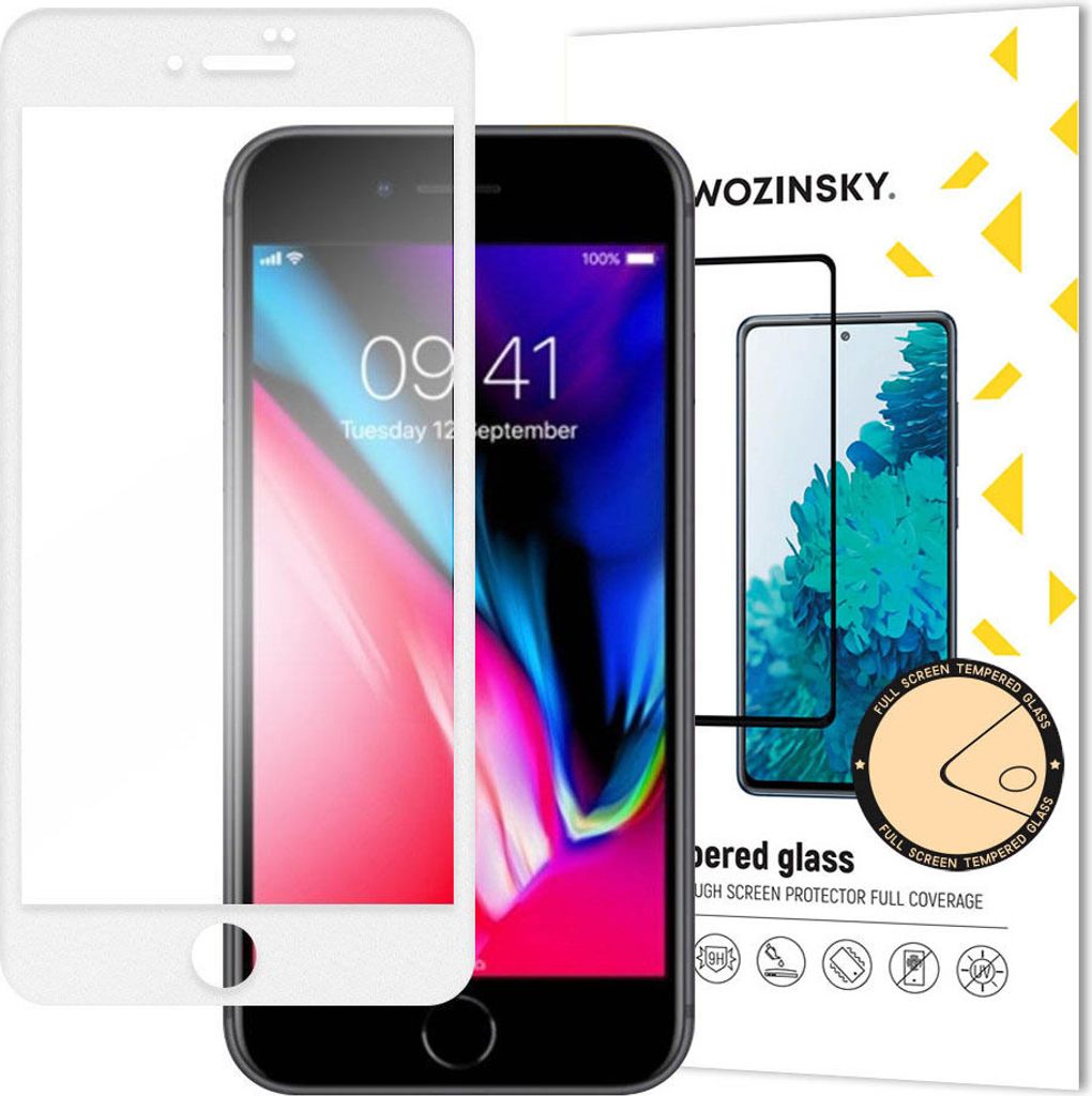 Wozinsky Tempered Glas für iPhone 7/8/SE 2020/2022 - Weiß KP13790