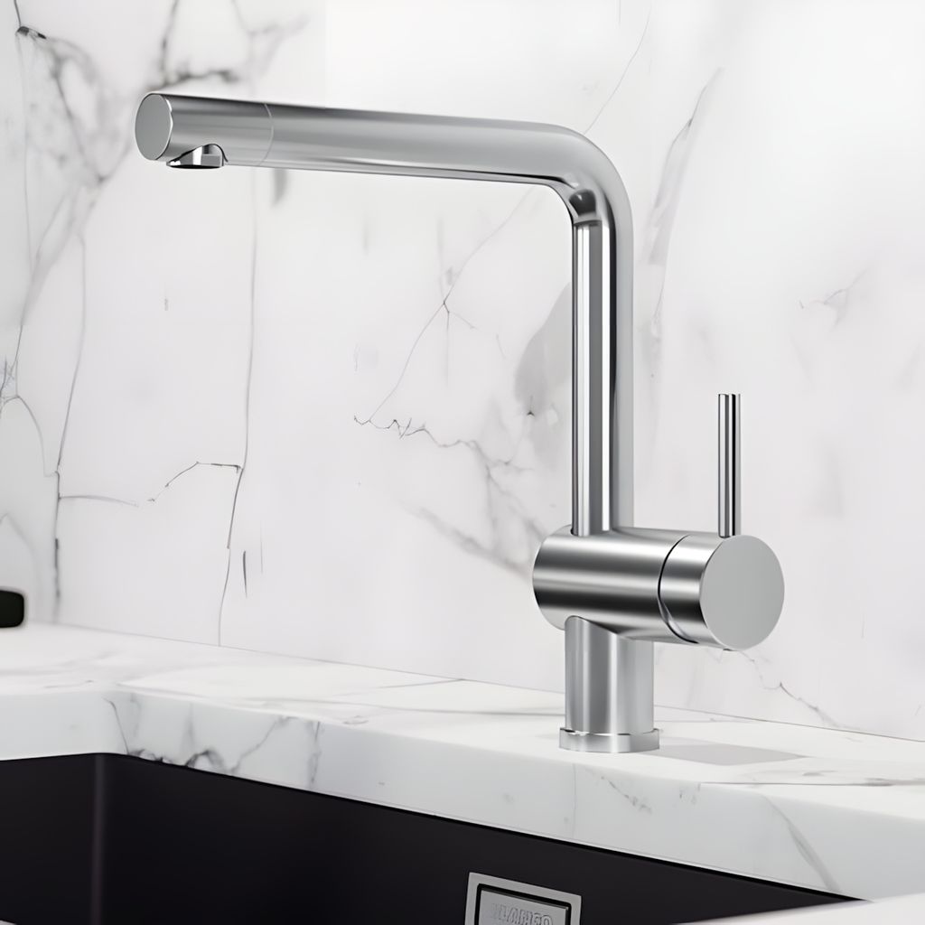 BLANCO LINUS Küchenarmatur Wasserhahn Hochdruck PVD steel Produktbild 