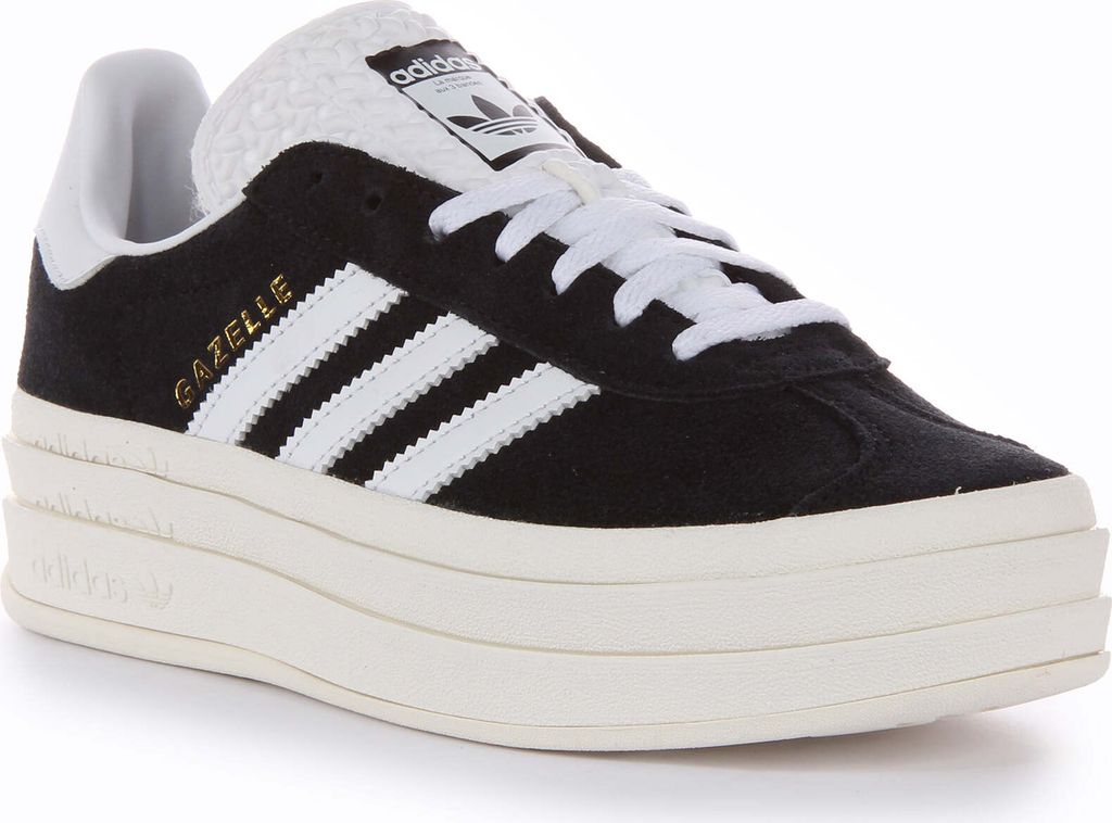 Adidas Gazelle Bold Frauen Schnürung Wildleder Plattform Produktbild 