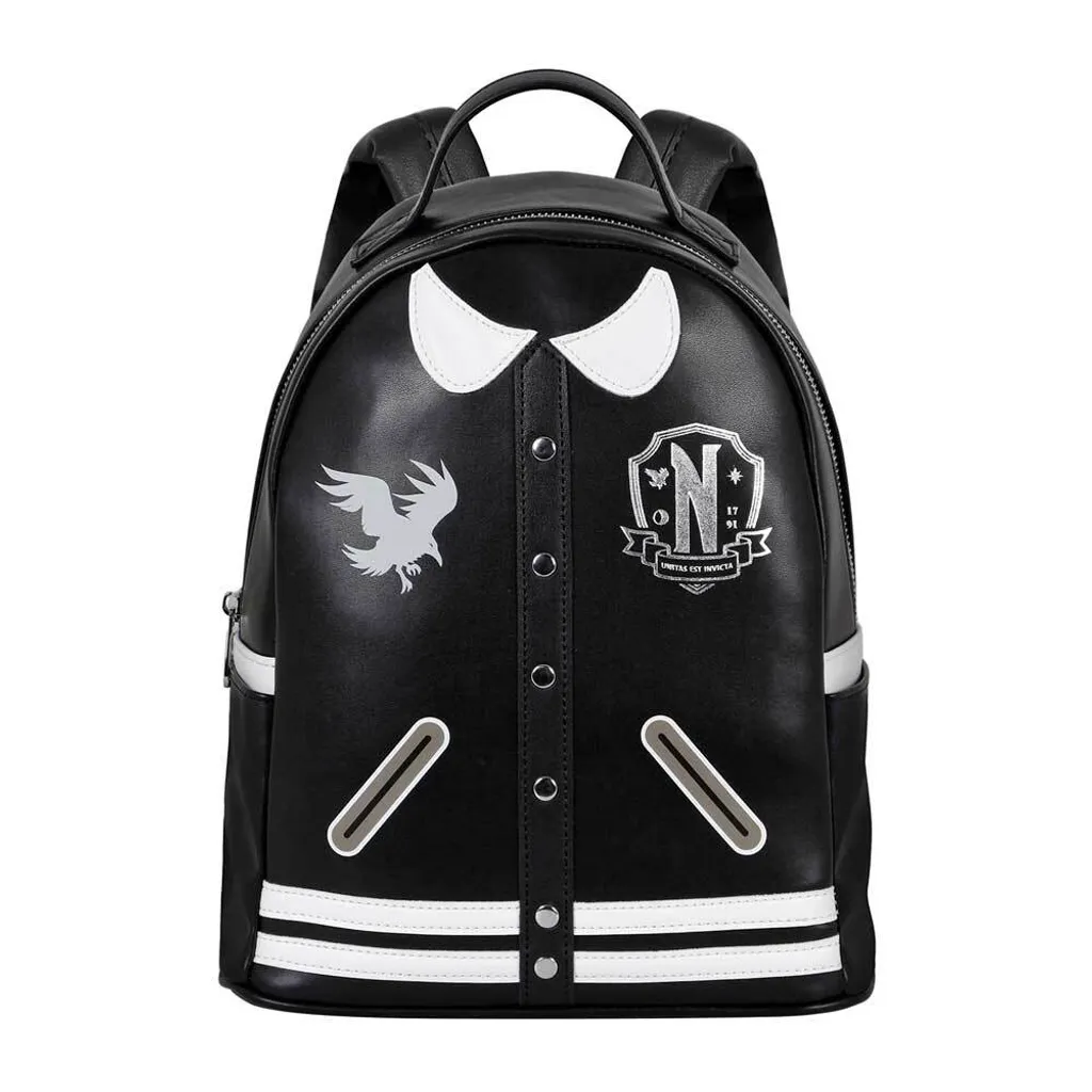 Sac à dos Mercredi Université : Confort Ergonomique et Design Noir