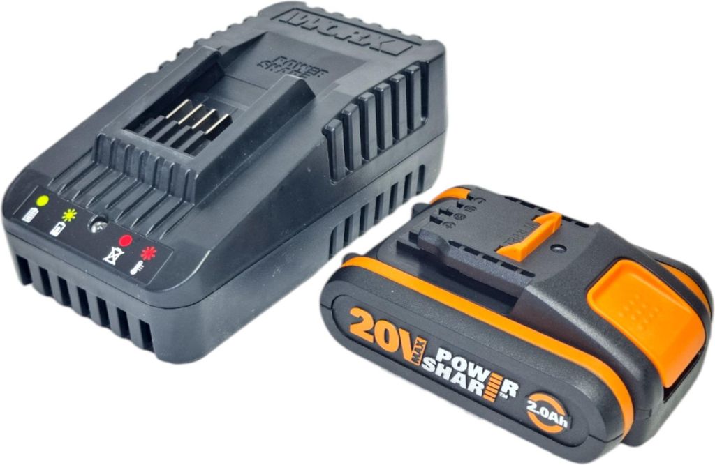Worx WA3601 Chargeur 20 V et kit de batterie avec 1x Image du produit 