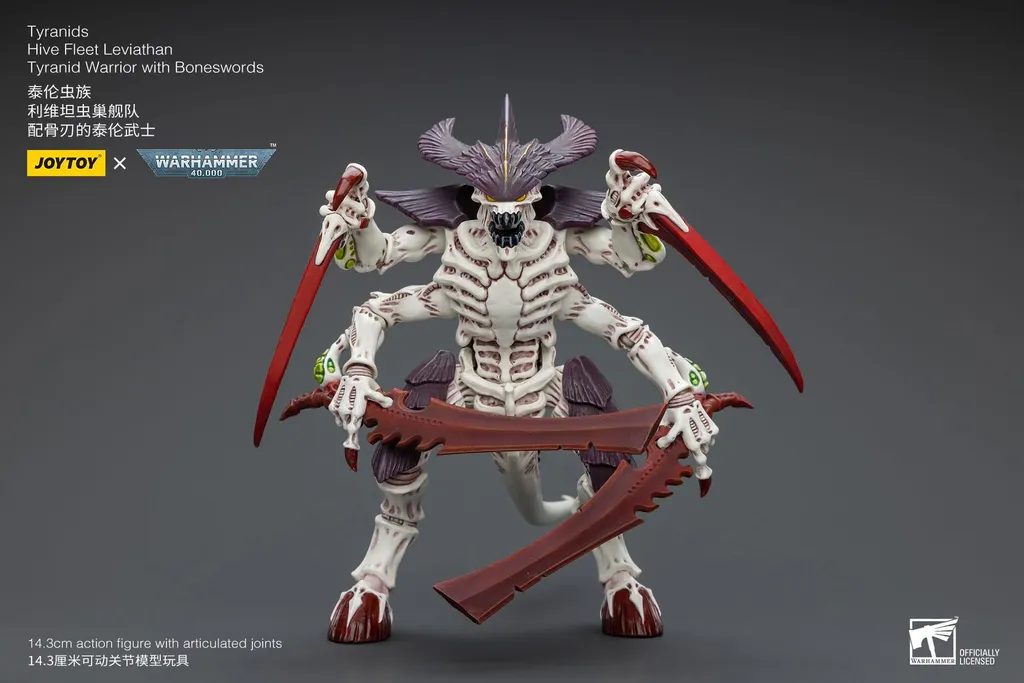 Figurine de Collection Warhammer 40k Tyranid Warrior pour Diorama