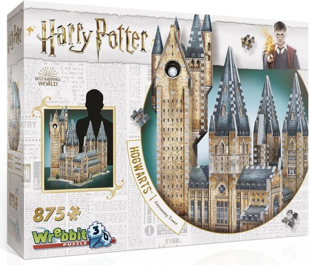 Harry Potter Hogwarts Astronomieturm 3D-Puzzle 875 Teile Produktbild 3