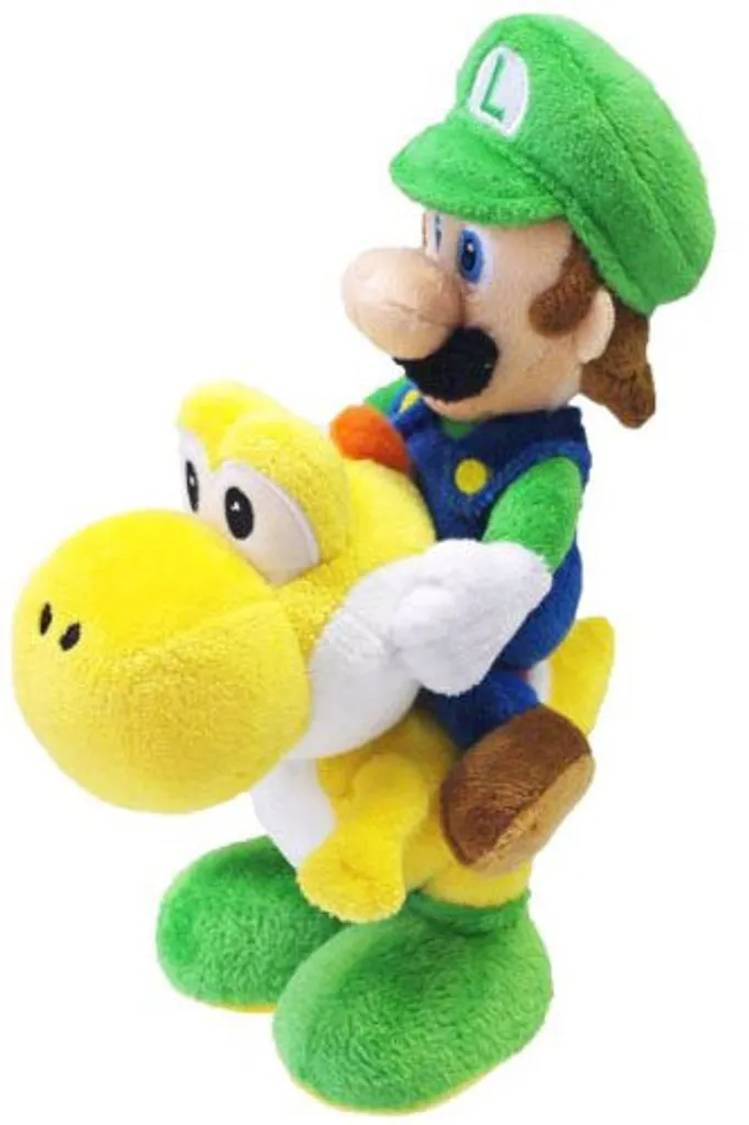 Set Nintendo Plush Luigi & Yoshi 22cm - Licenza Ufficiale Merc