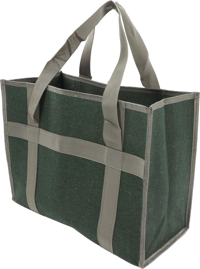 Werkzeugtasche mit breiter öffnung, olivgrünes Canvas, großes Fassungsvermögen, strapazierfähig, wasserdicht, zur Aufbewahrung von Werkzeugen ...