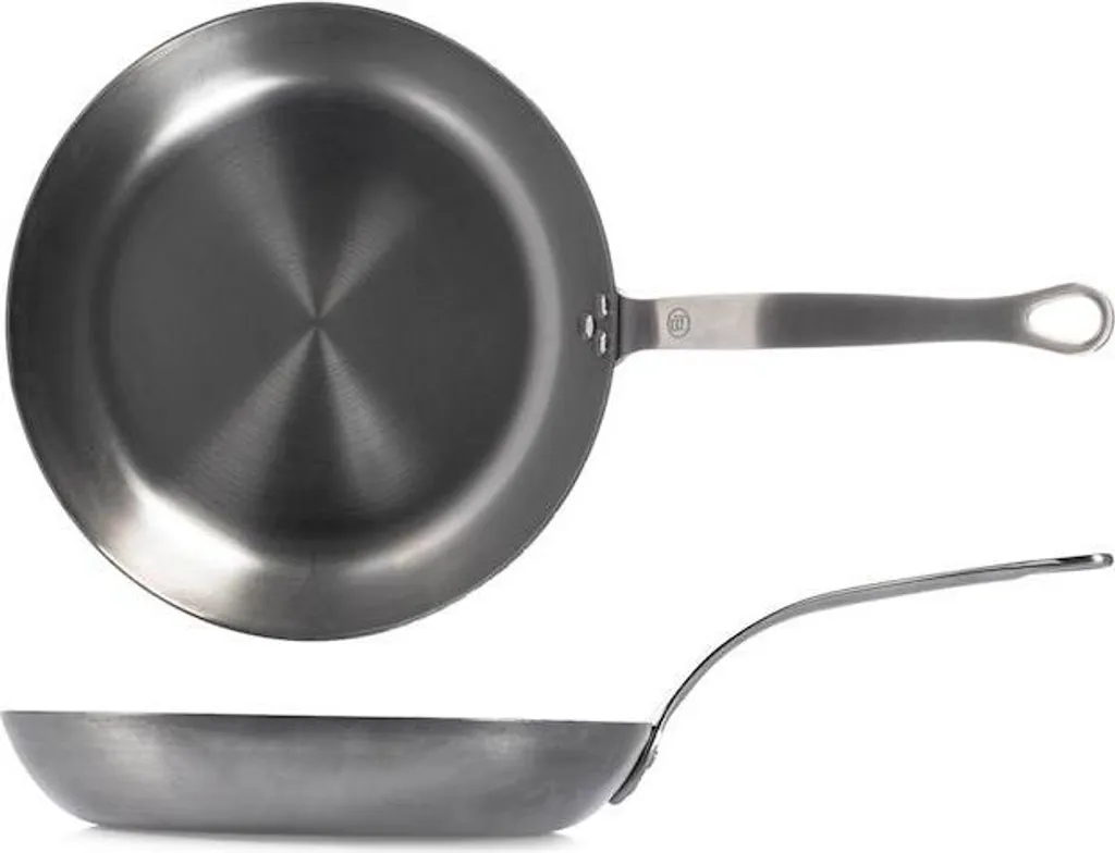 Padella Professionale Ferro 28 cm Manico Inox - Per Induzione e Gas