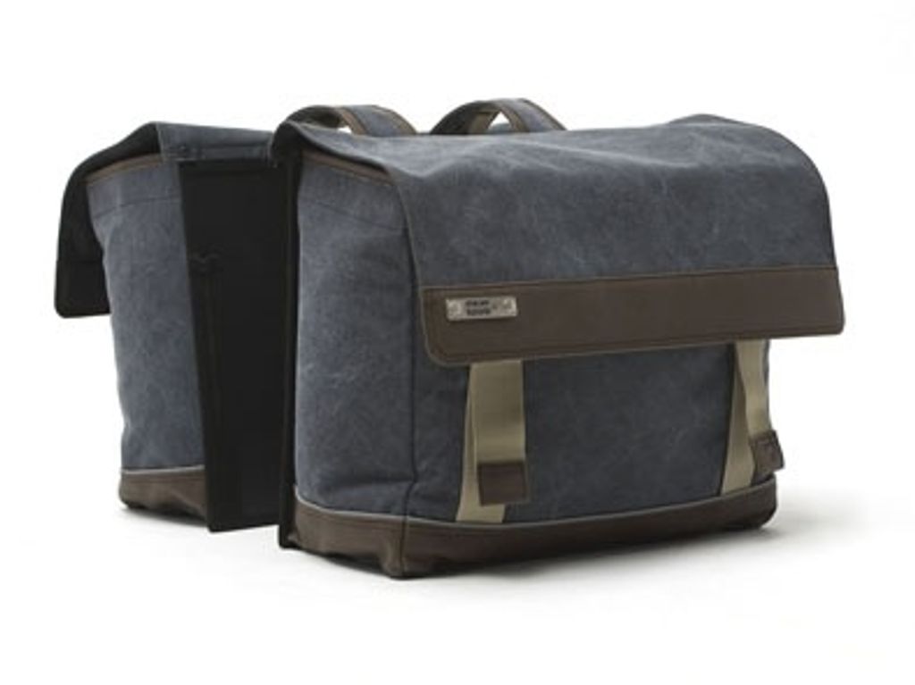 Einzelne Fahrradtasche Alba Single Bamboo Schwarz 21L