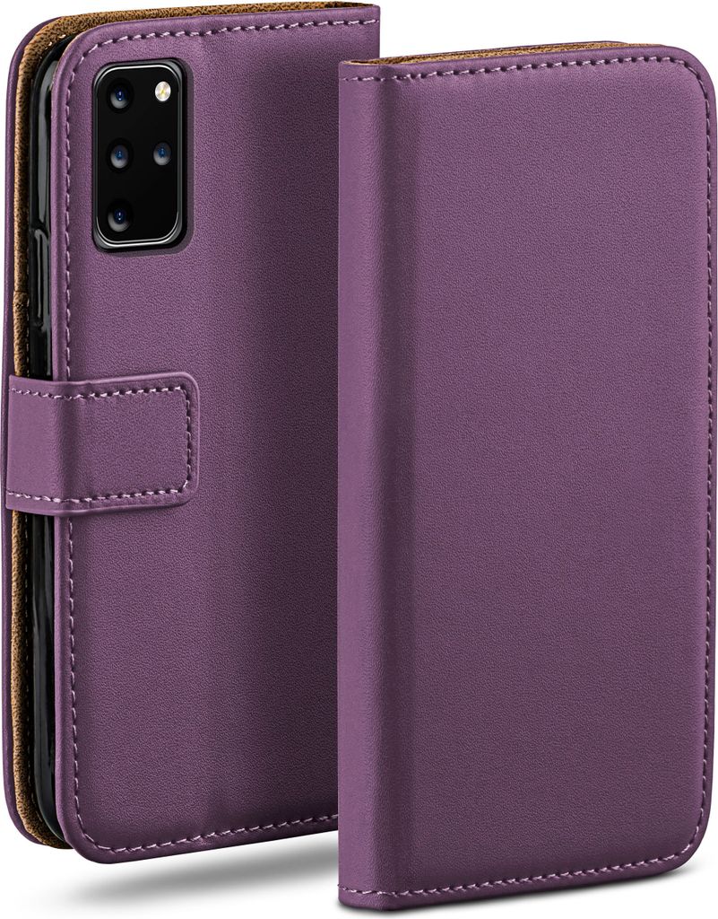 moex Book Case kompatibel mit Samsung Galaxy S20 Plus / 5G - Hülle 360 Grad klappbar, Lila