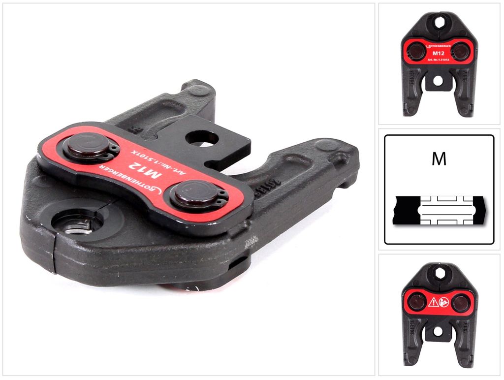 Rothenberger Pressbacken mit Presskontur M 12 mm