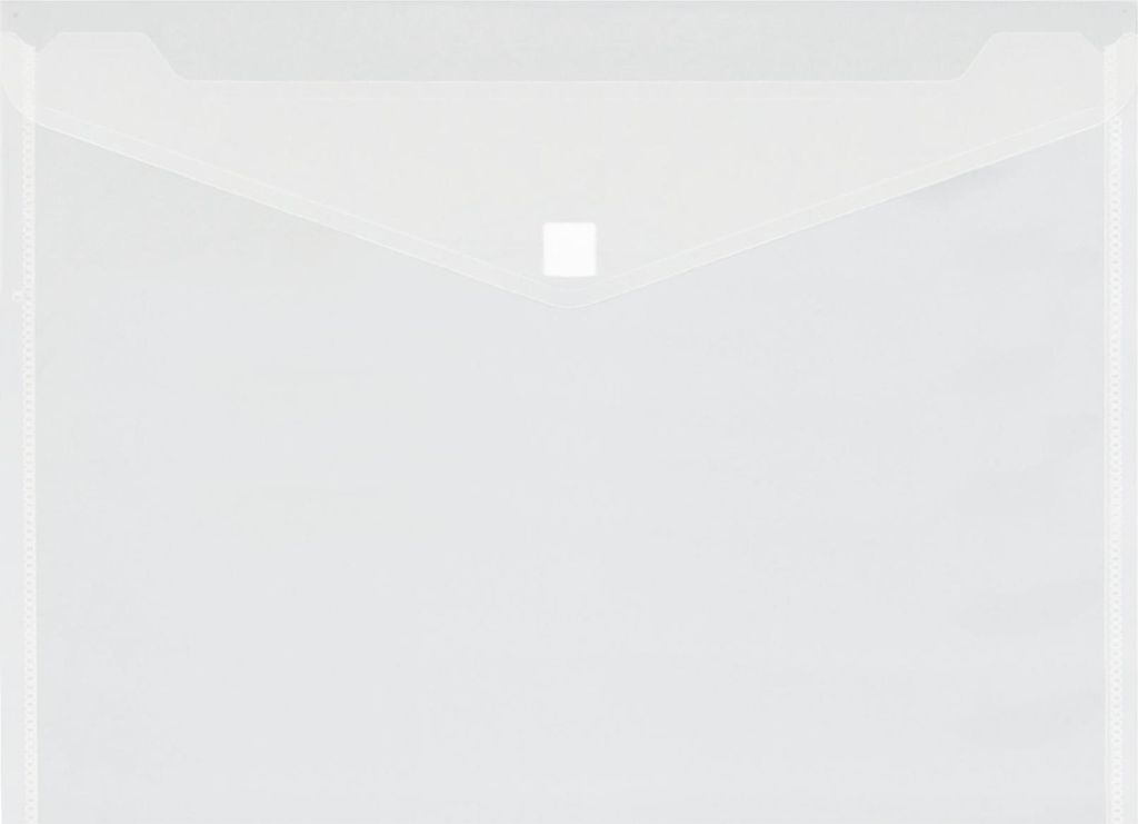 Dokumententasche DIN A4 Polypropylen transparent 5 Stück Packung mit 24 Stück