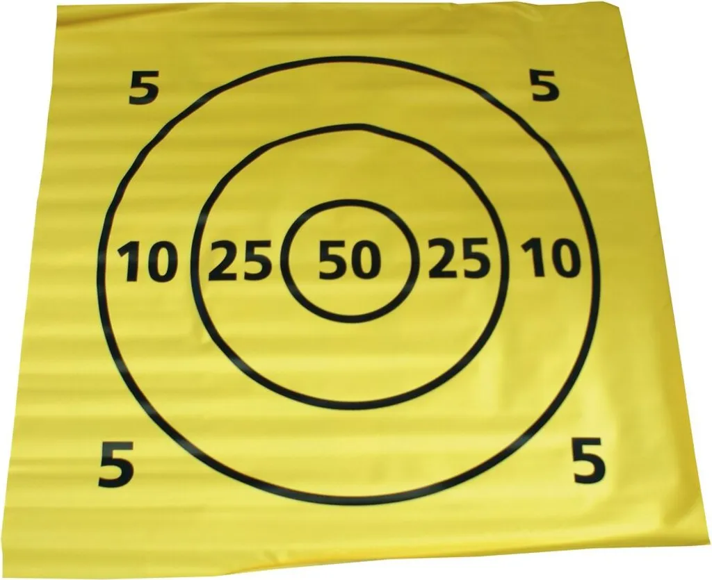 Sporti France Cible de Fléchettes Jaune One Size pour Entraînement