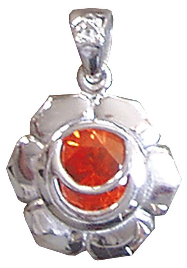 Anhänger"Swadistanam Chakra" Zirkon Silber 925 4,8g