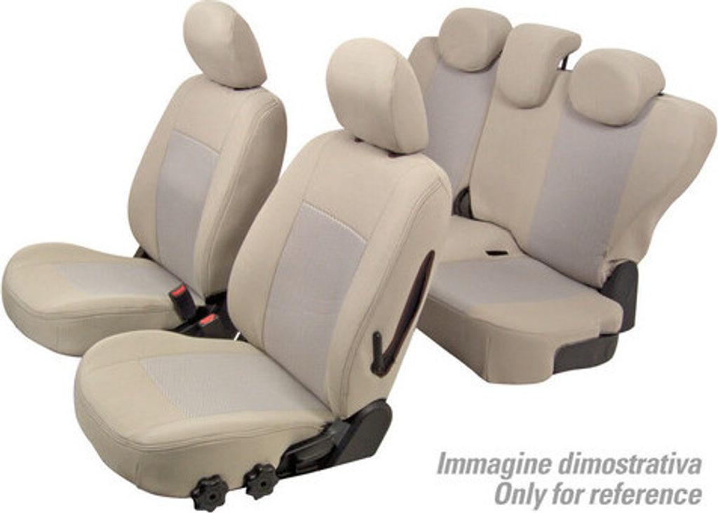 Sitzbezüge Lampa Set Superior - Beige - kompatibel für Fiat 500L (09/12>)