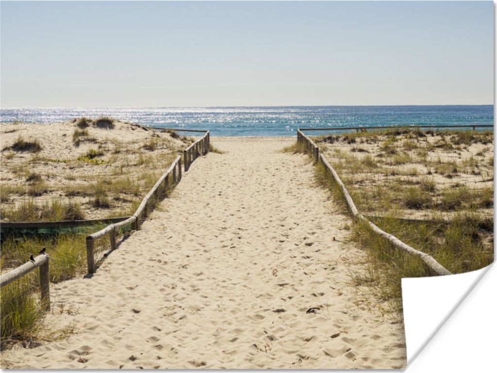 MuchoWow Poster Meer - Sand - Australien 120x90 cm - Wandbild