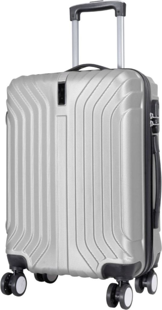 ABS Hartschalen Trolley Palma Silber - Gr. M