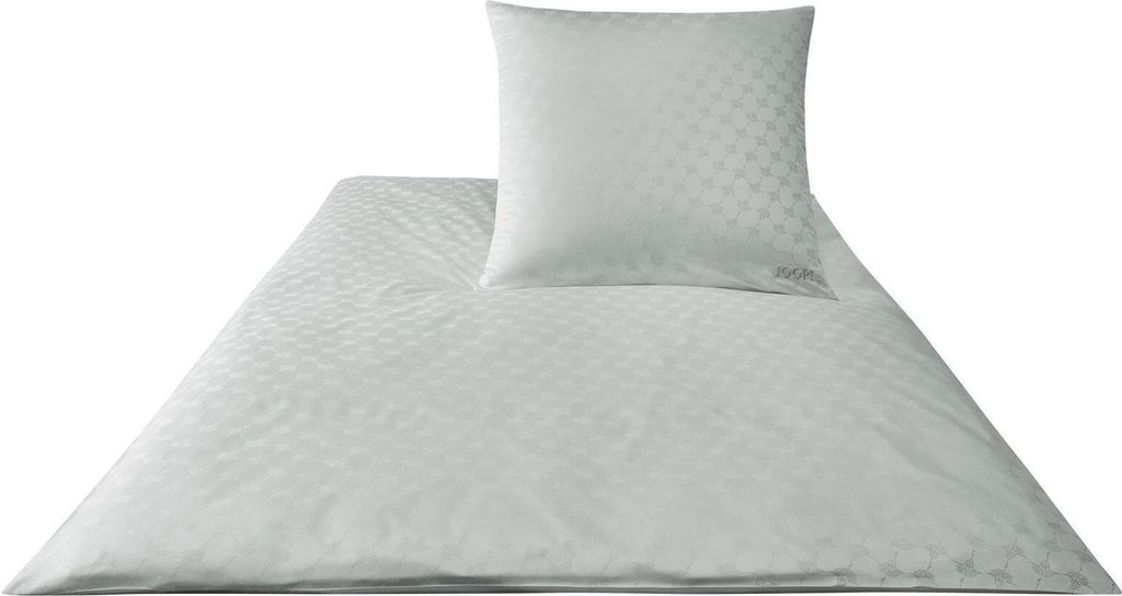 JOOP! Mako-Satin Cornflower Bettwäsche-Garnitur 402000 Farbe 19 silber, 70x90 200x200cm