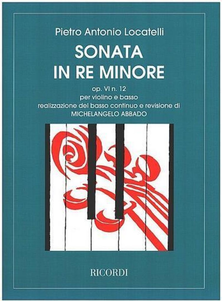 Sonata re minore op.6,12per violino e bc