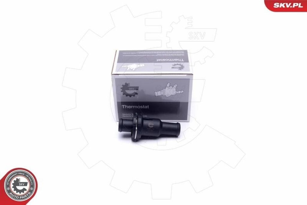 ESEN SKV Thermostat Kühlmittel 75°C für VW Golf V Schrägheck (1K1) GOLF VI (5K1) TOURAN (1T1, 1T2) Passat Variant (3C5) TIGUAN (5N) GOLF PLUS