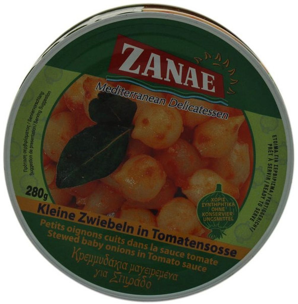 Zanae - Zwiebeln in Tomatensauce - 280g Produktbild 