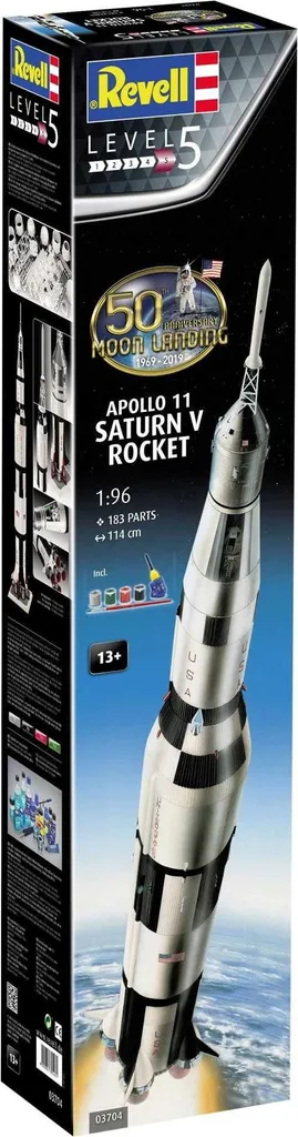 Maquette de Fusée Apollo Saturn V Revell 03704 Kit Spatial à Monter