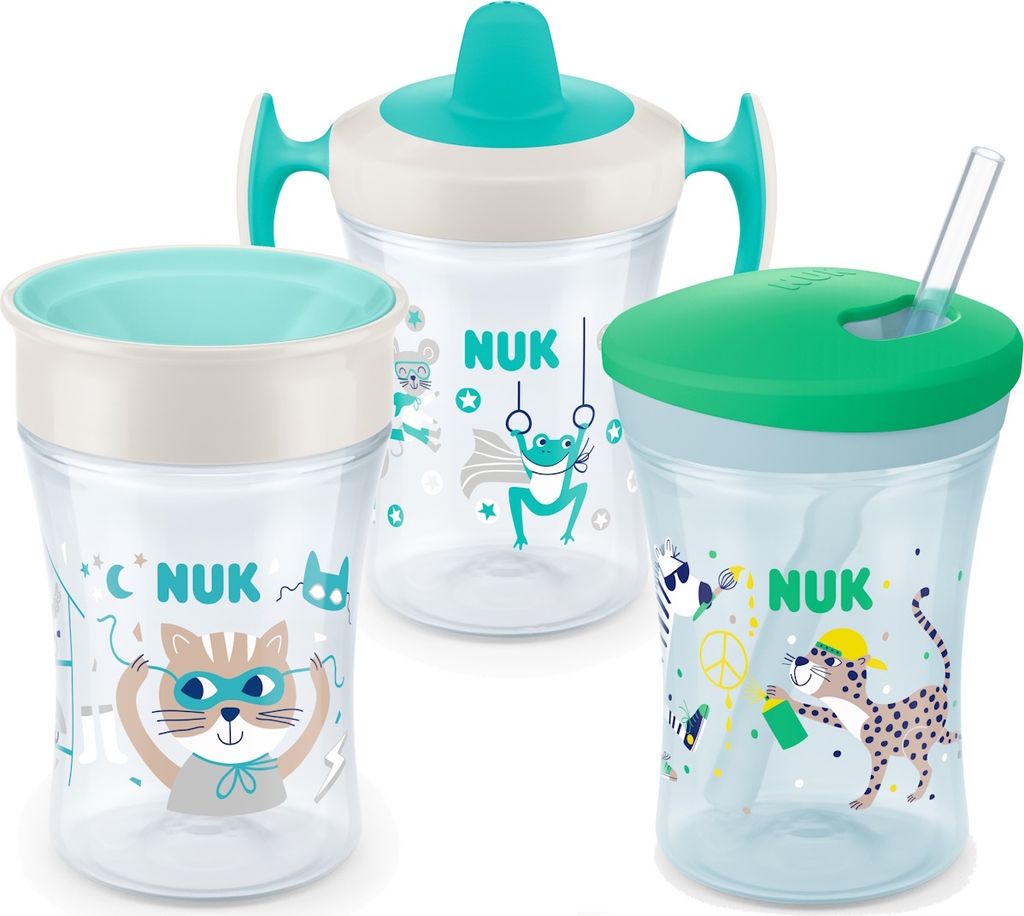 NUK Trainer Cup + NUK Magic Cup + NUK Action Cup