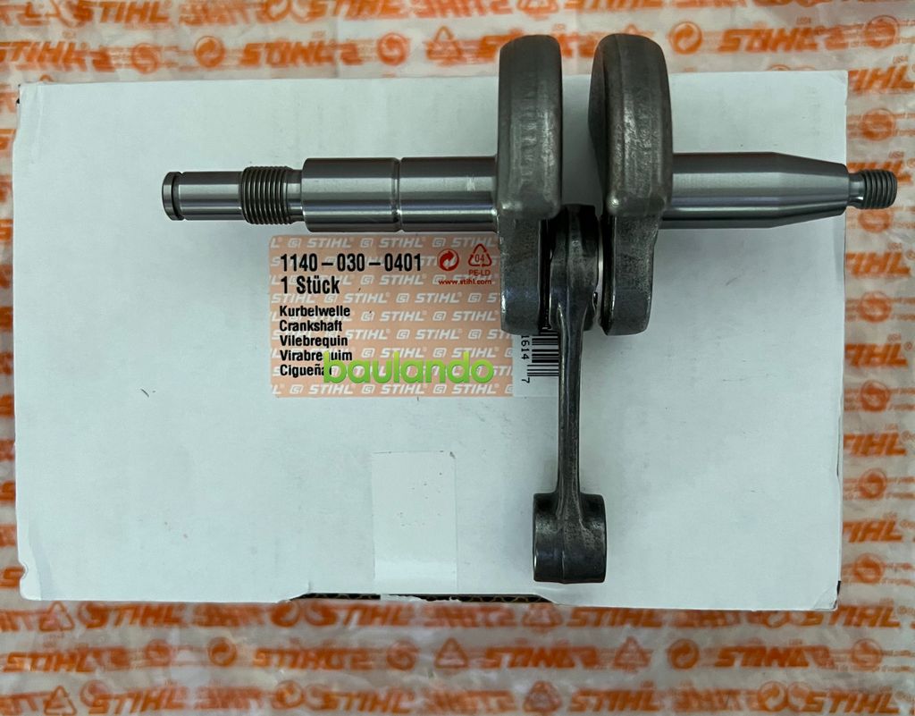 STIHL original Kurbelwelle MS311, MS391 11400300401 Obrázok produktu 
