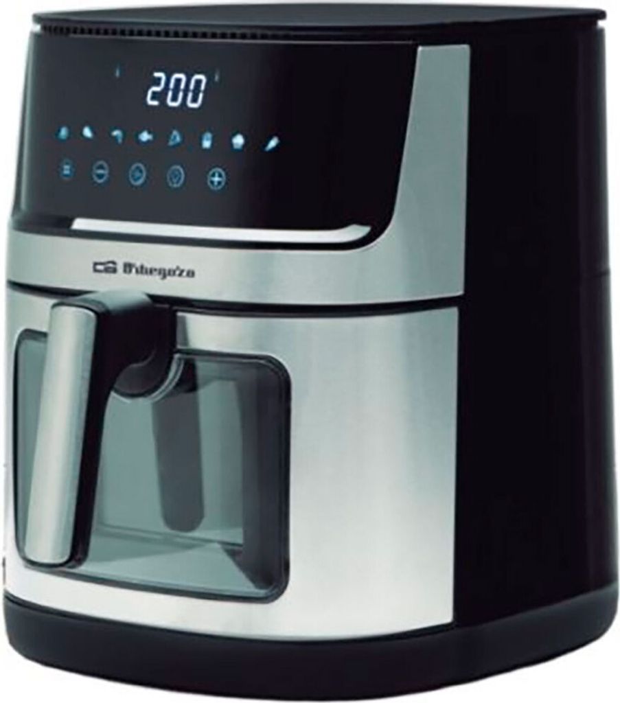 Ölfreie Fritteuse Orbegozo FDR 8020, Inhalt 8 Liter, Leistung: 1500 + 500 W, Edelstahl