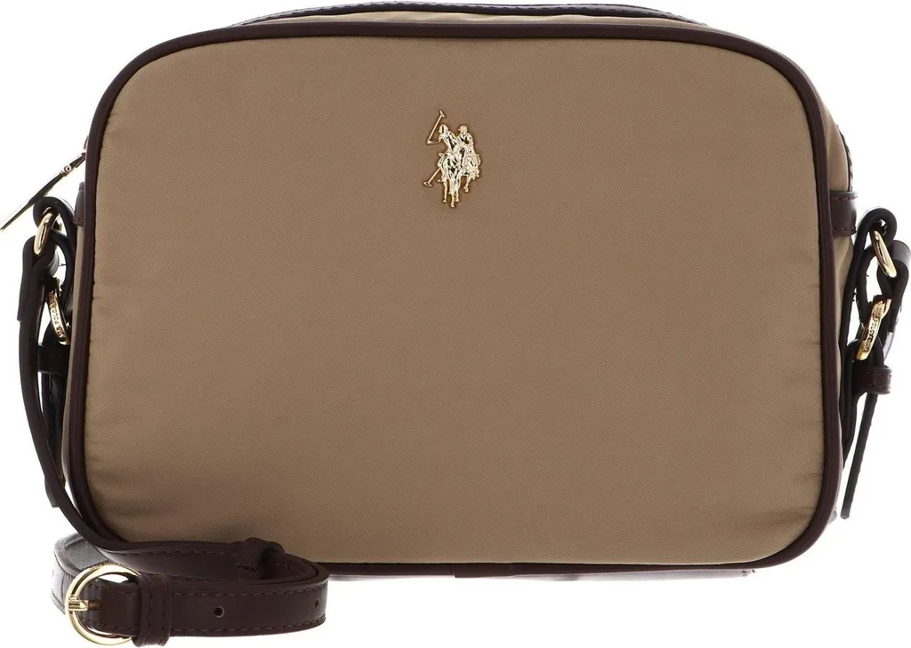 Petit Sac à Épaule Houston Taupe : Design Compact et Finitions de Luxe