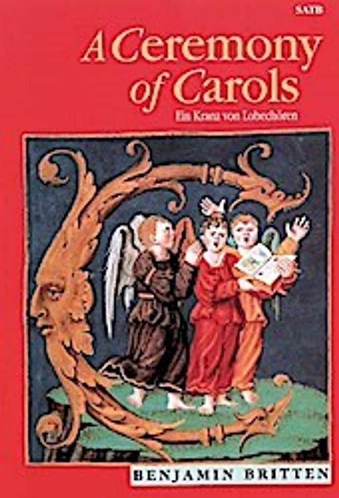 A Ceremony of Carols, gemischter Chor (SATB) und Harfe (Klavier), Klavierauszug