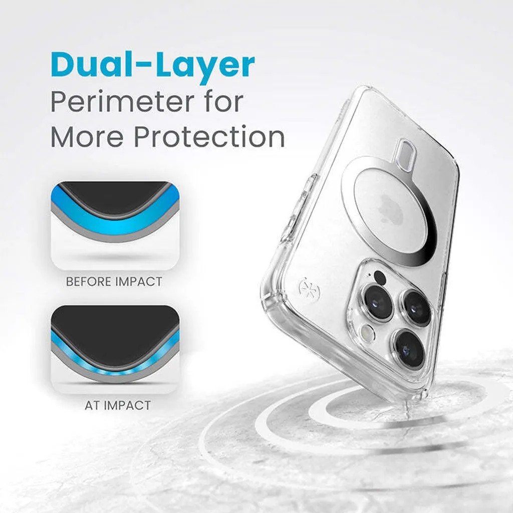 Coque Anti-rayures iPhone 15 Pro Speck MagSafe Transparente Robuste