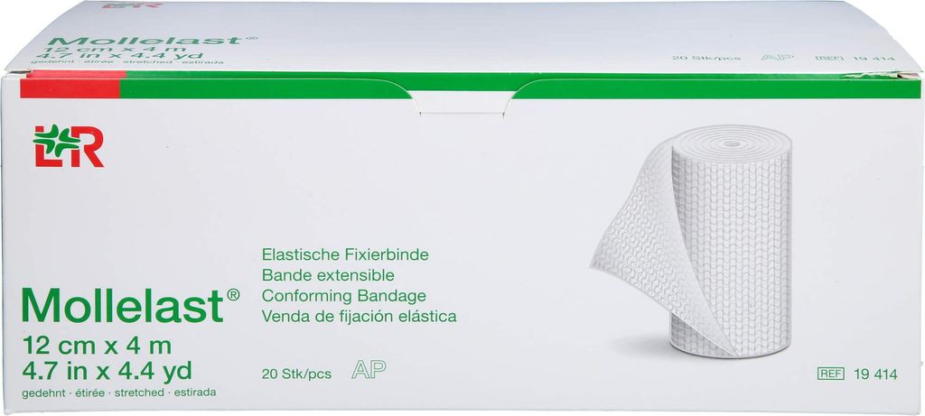 Obvazy Mollelast 12 cmx4 m bílé 20 ks Obrázek produktu 