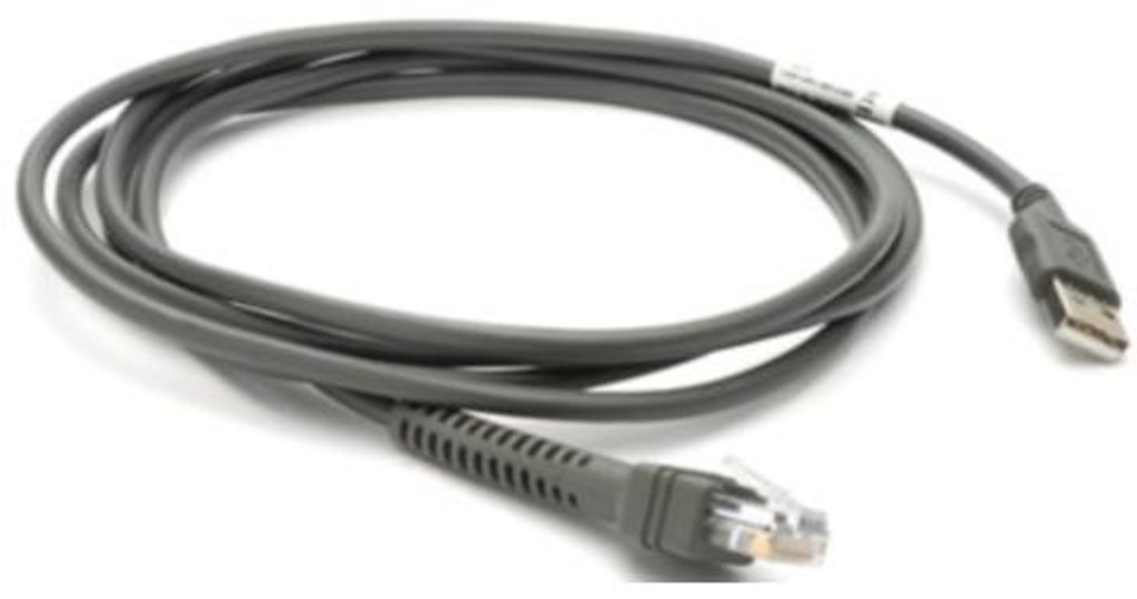 Zebra Verbindungskabel, USB Verbindungskabel, USB, 2,1m, Immagine del prodotto 