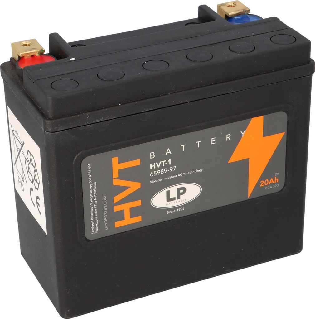 Batterie Nano-Gel 12V 20Ah für Motorrad Startbatterie MH HVT-1