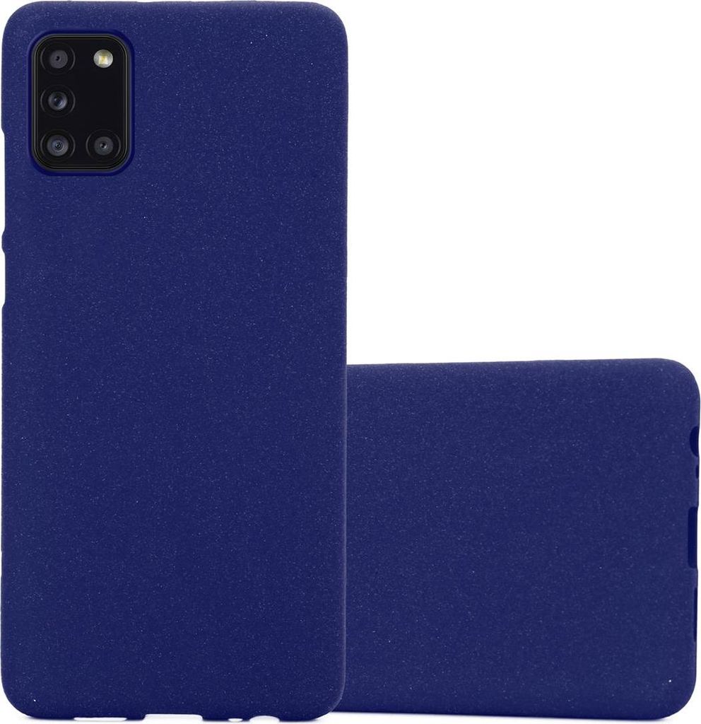 Cadorabo Schutzhülle für Samsung Galaxy A31 Hülle in Blau Handyhülle TPU Etui Cover Case