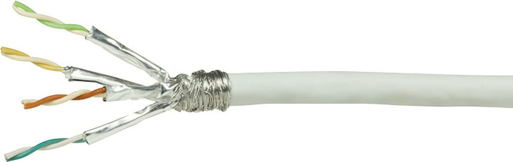 LogiLink Installationskabel Kat. 6 S/FTP 100 m weiß Produktbild 