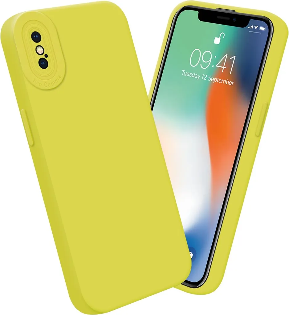 Custodia iPhone XS MAX Gialla Cadorabo - Design Slim TPU Silicone - 4