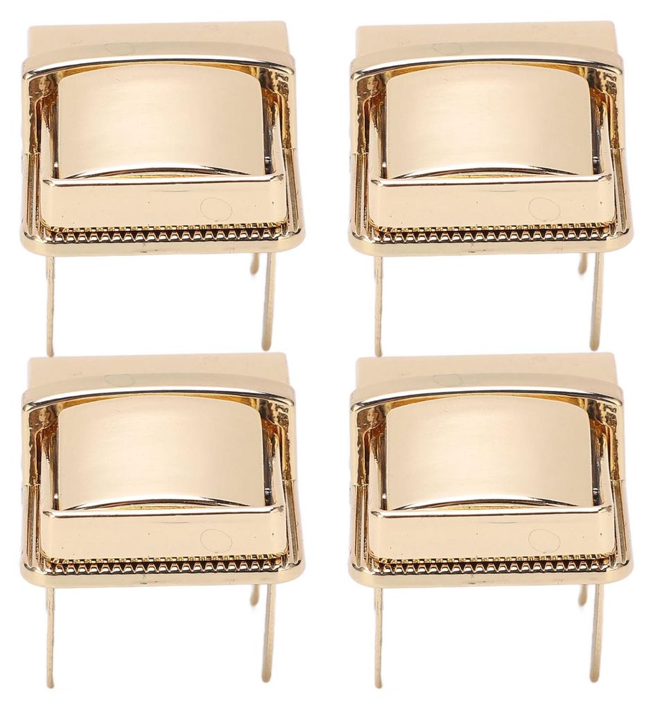 10er-Pack Handtaschenverschlüsse, 2,3 x 2,8 cm / 0,9 x 1,1 Zoll, klassisches Design, zum Selbermachen, austauschbarer Verschluss aus Metalllegierung