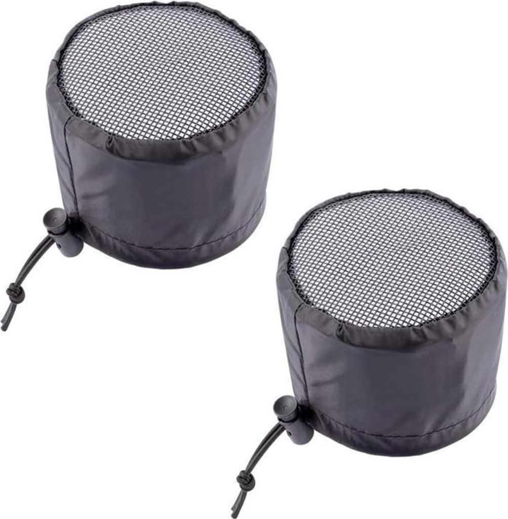 4 Zoll Grow Tent Ventilationsabdeckung Rohrfilter Netz - Staubdichtes Mesh-Gitter - Pflanzenwachstumszelt Belüftung Abluftventilator - Set von 2.