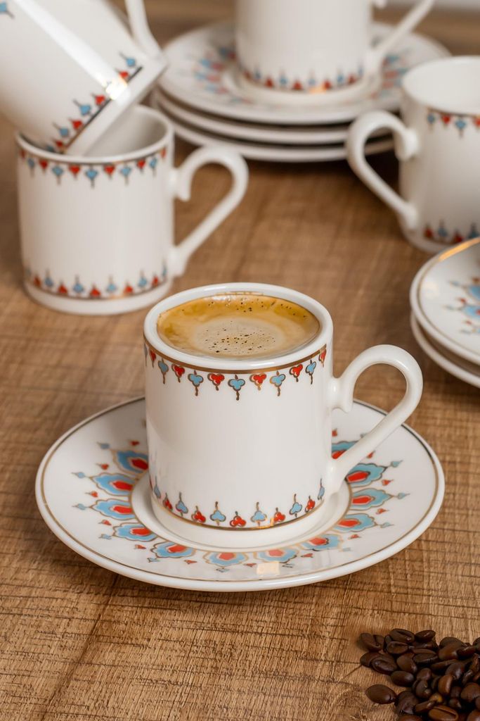 AEN HÜRREM Türkische Kaffeetassen, Mokkatassen - Set 6er, Produktbild 