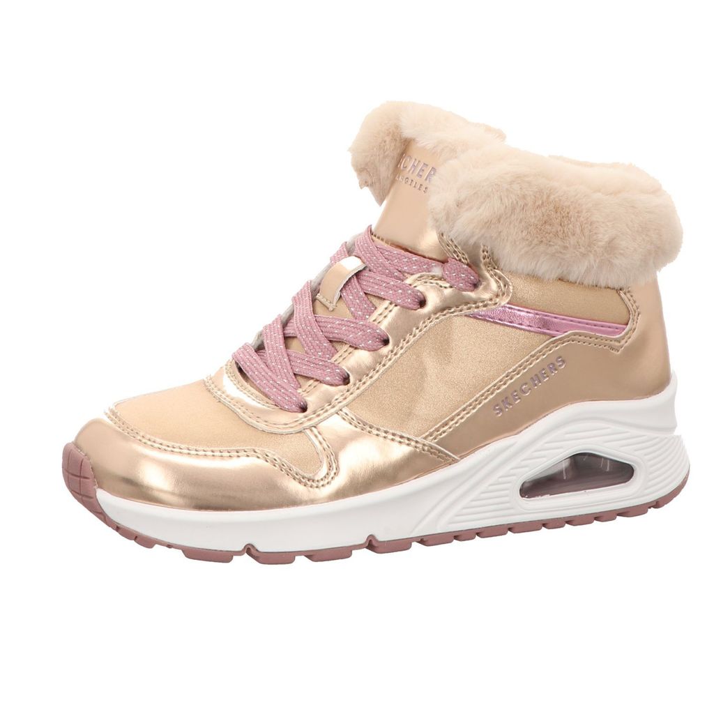 Skechers Uno - Cozy On Air - Rosa / Gold Synthetik Größe: 32 Normal