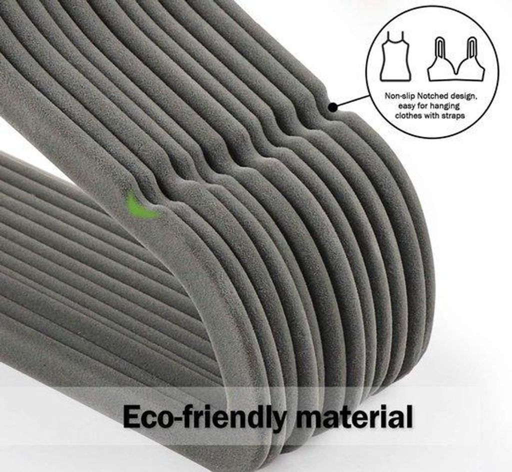 Kleerhangers für Kleidung von Säuglingen bis hin zu Kleinkindern, 32 Antislip-Stücke, Flausch, Kinderkleidung, Kleerhanger-Set für Jungen oder ...